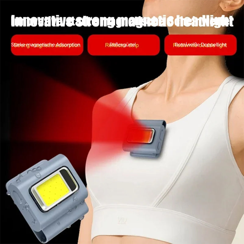 Lisslune | Multifunctional running light with magnetic charging