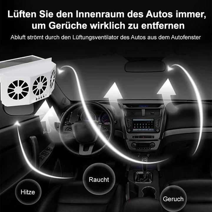 Lisslune | Solar-powered vehicle exhaust fan