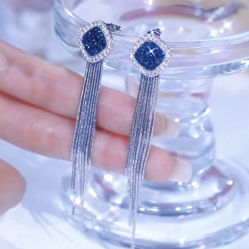 Lisslune | Long Tassel Earrings