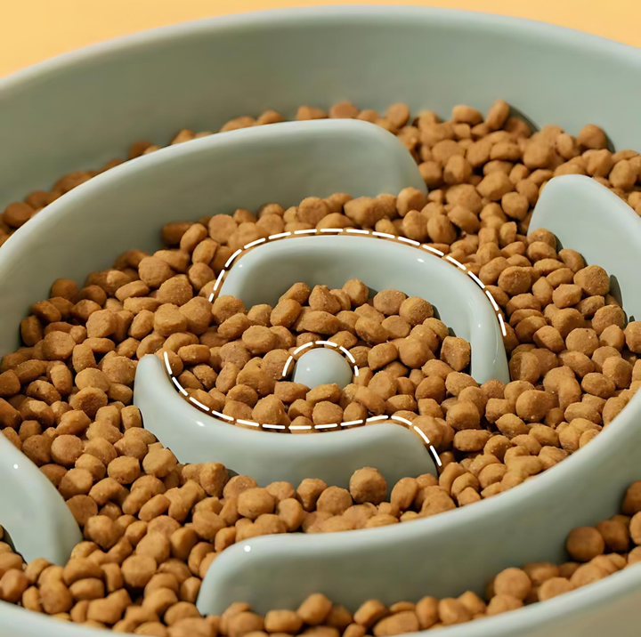 Lisslune | SlowCeramic - Elegant Craft Feeding Bowl for Pets