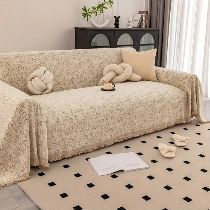 Lisslune | Speckled Pattern Chenille Sofa Cover