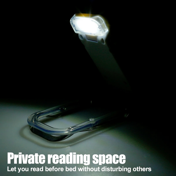 Lisslune | Book Reading Lights - Adjustable LED Clip-on Rechargeable Book Light, USB Powered for Reading in Bed, Best for Bookworms and Kids