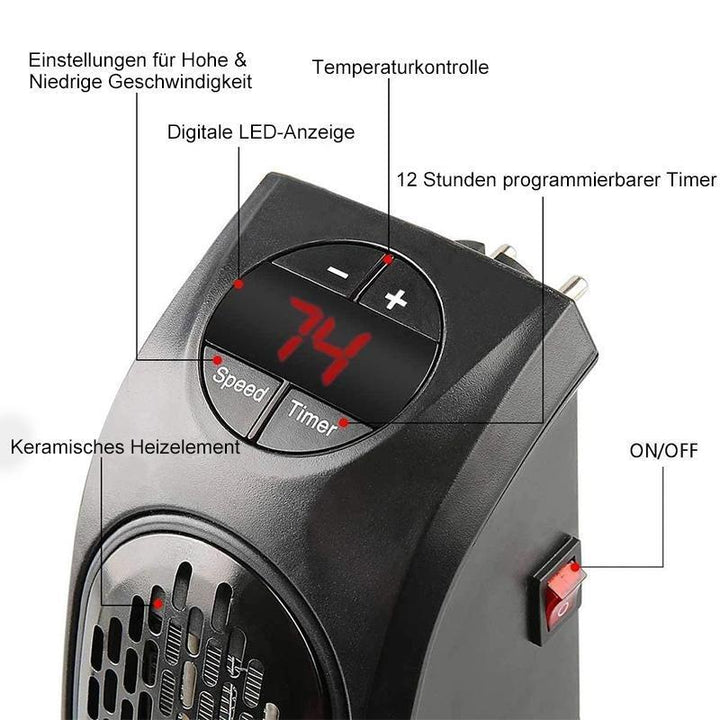 Lisslune | Portable Heater for Office & Home