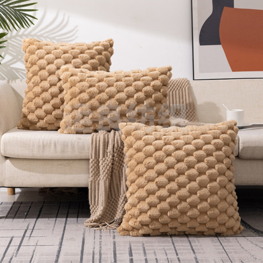 Lisslune | VelvetSoft Cushion Cover – UltraSoft Plush Cover for Sofa or Bed