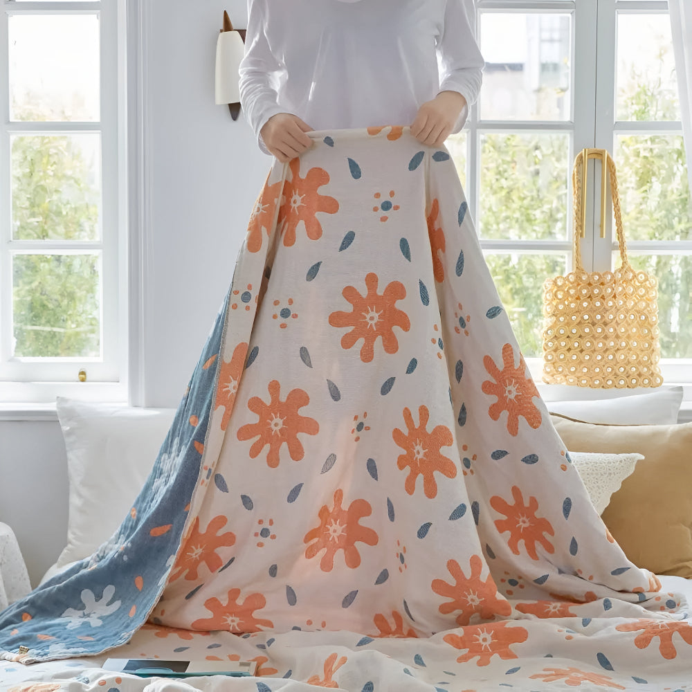 Lisslune | Abstract Sunny Reversible Blanket