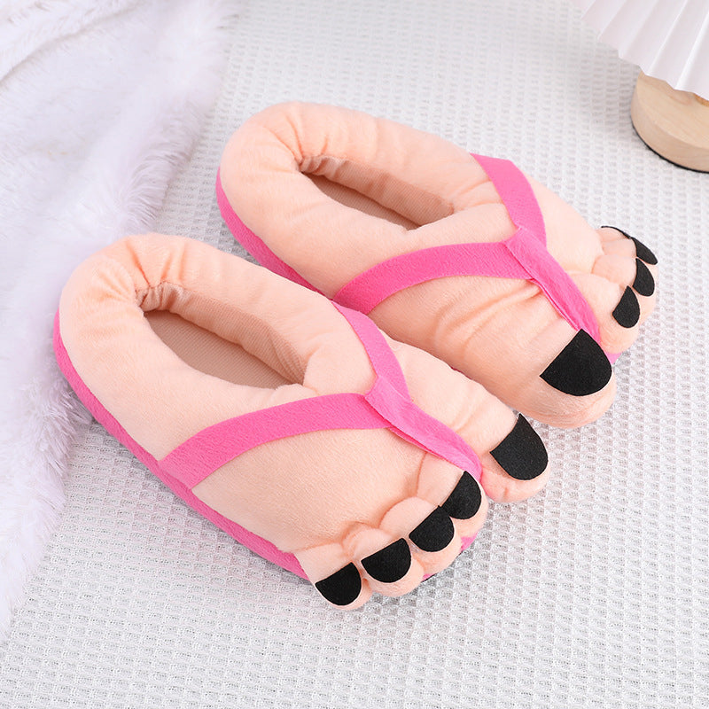 Lisslune | Funny Foot Plush Novelty Slippers