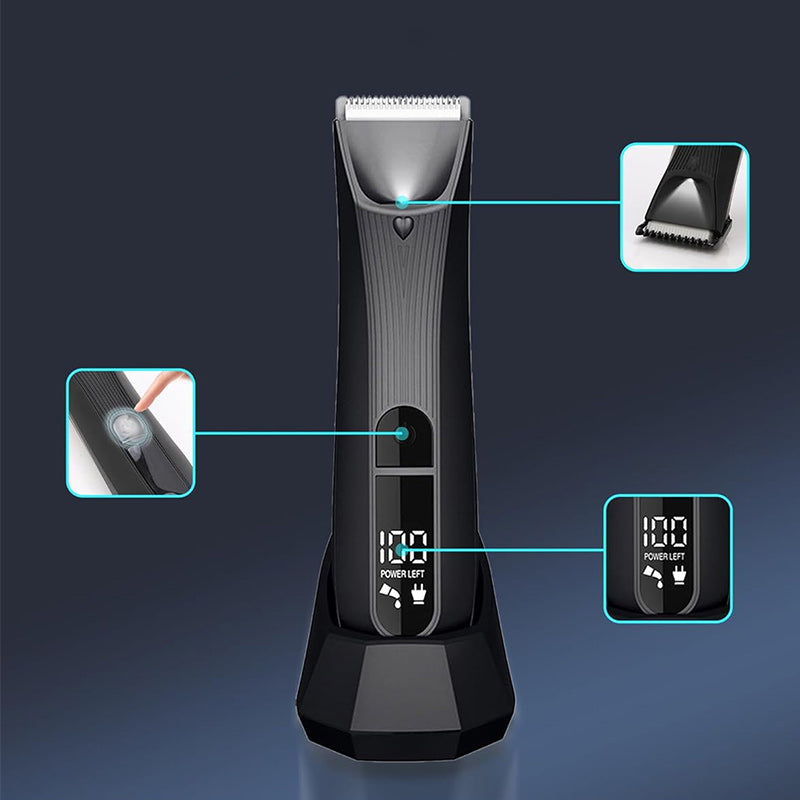 Lisslune | Full body washable hair clipper with light