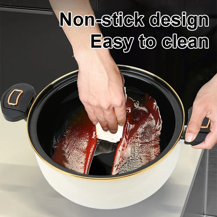 Lisslune | Double Handle 7L Enamel Micro Pressure Cooker