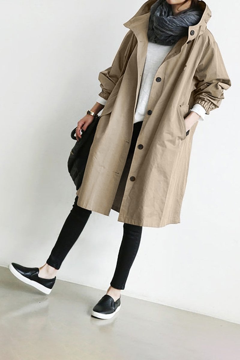 Lisslune | Women's Long Jacket with Hood