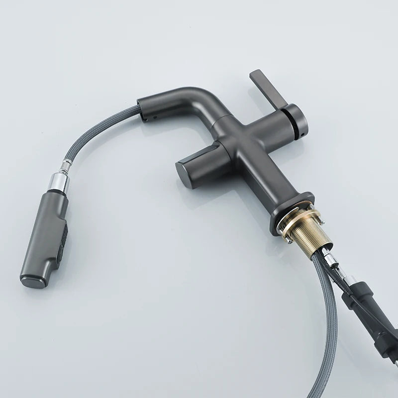 Lisslune | Elegant House Brass Aqua View Bathroom Digital Faucet