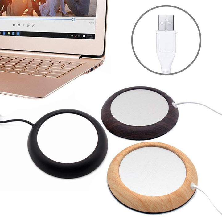 Lisslune | BEQUEE USB Beverage Warmer Electric Coaster Heater for Office/Home