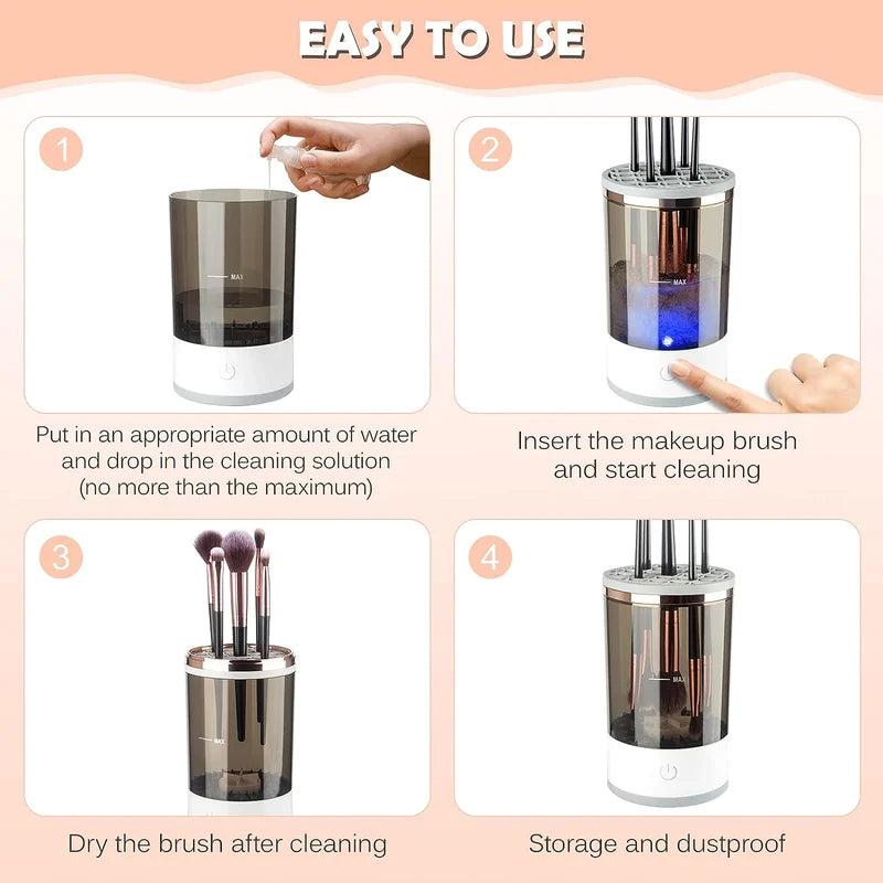 Lisslune | Ultimate electric makeup brush cleaner