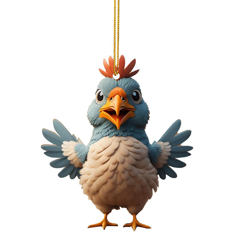 Lisslune | Cartoon Rooster Decorative Ornaments