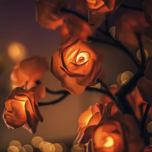 Lisslune | BloomVerve - Radiant Rose Lamp