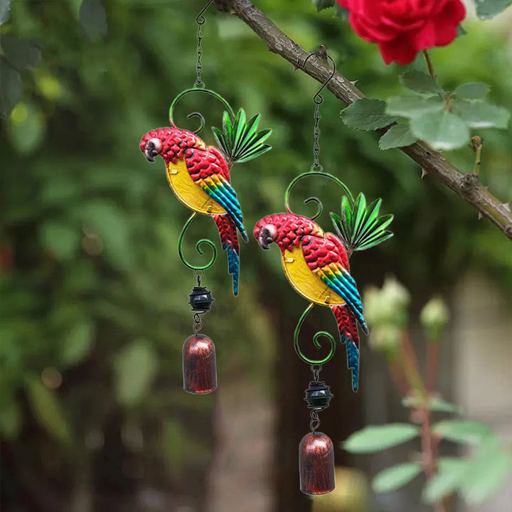 Lisslune | Three-dimensional parrot wind chime, hanging decoration