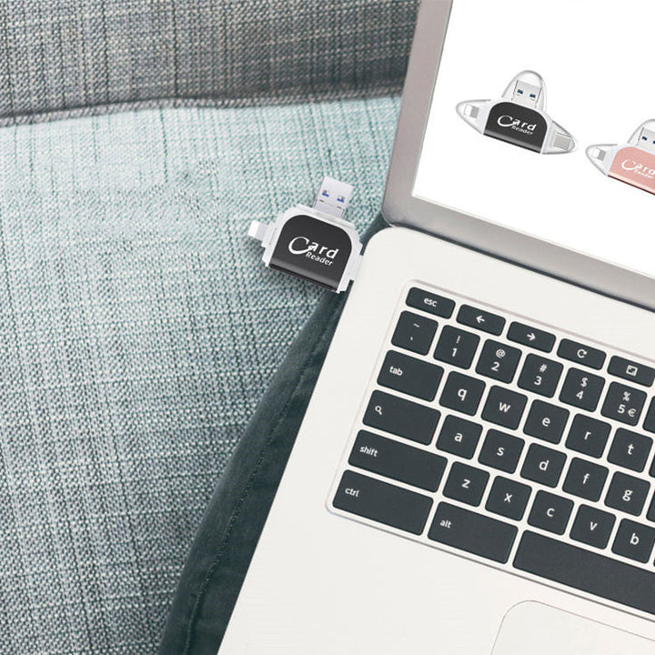 Lisslune | Multi-Port 4 in1 Universal SD TF Card Reader