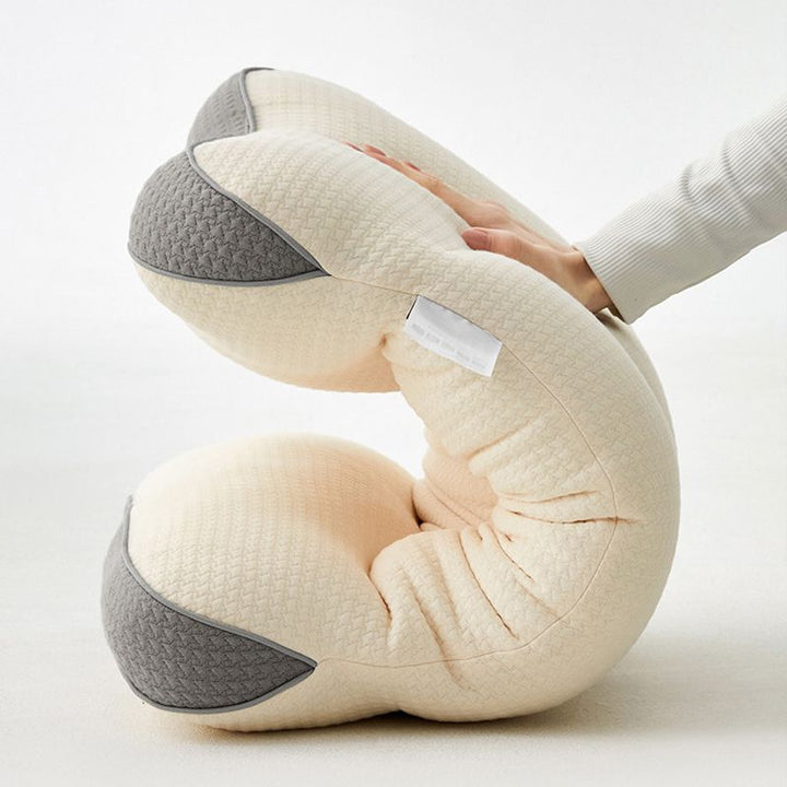 Lisslune | Knitted Cotton Neck-support Sleeping Pillow