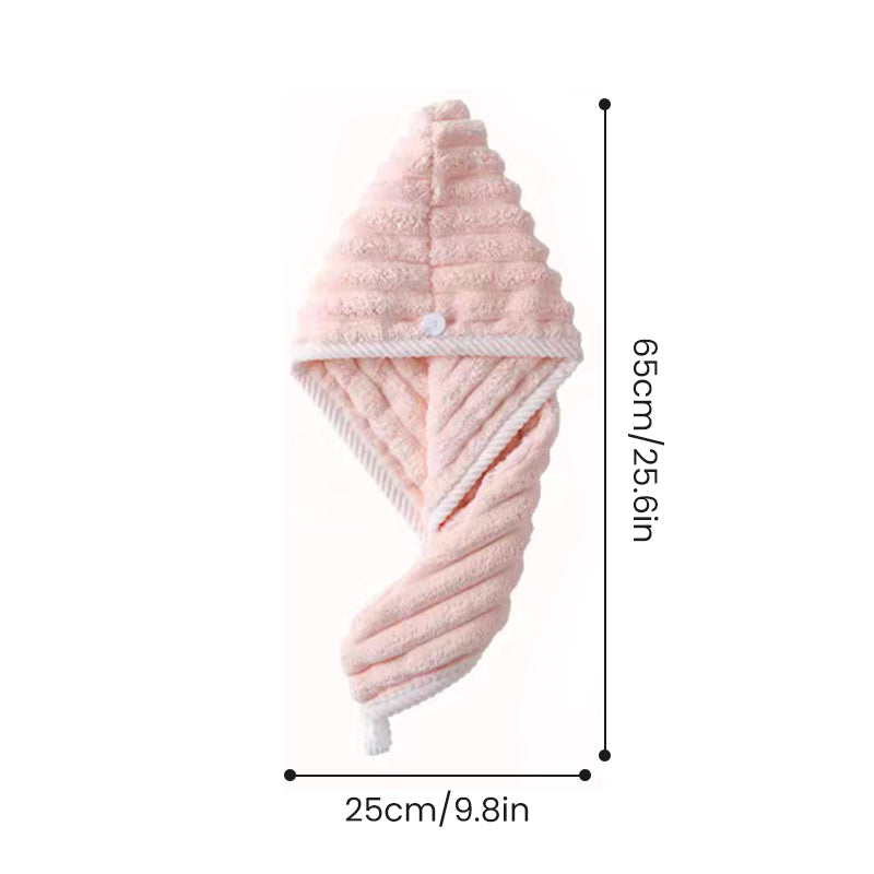 Lisslune | Coral Velvet Hair Dryer Cap