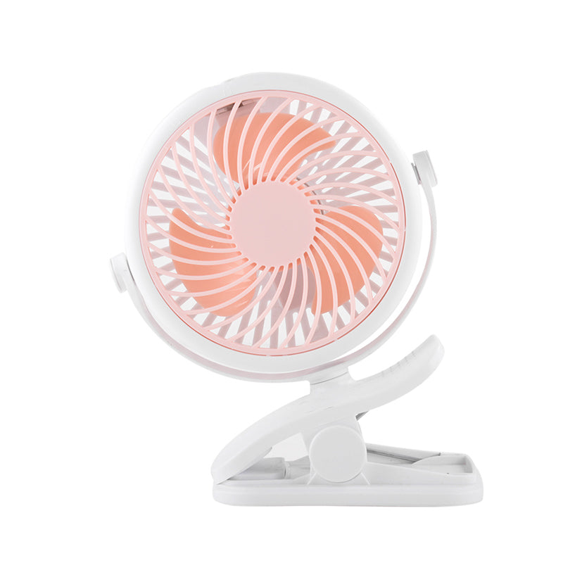 Lisslune | Portable Clamp Fan with 360° Rotation – USB & Rechargeable Battery