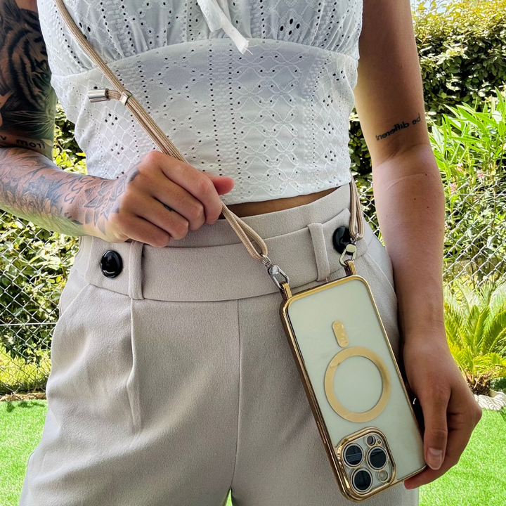 Lisslune | iPhone Best MagSafe Shoulder Case - "Saint"