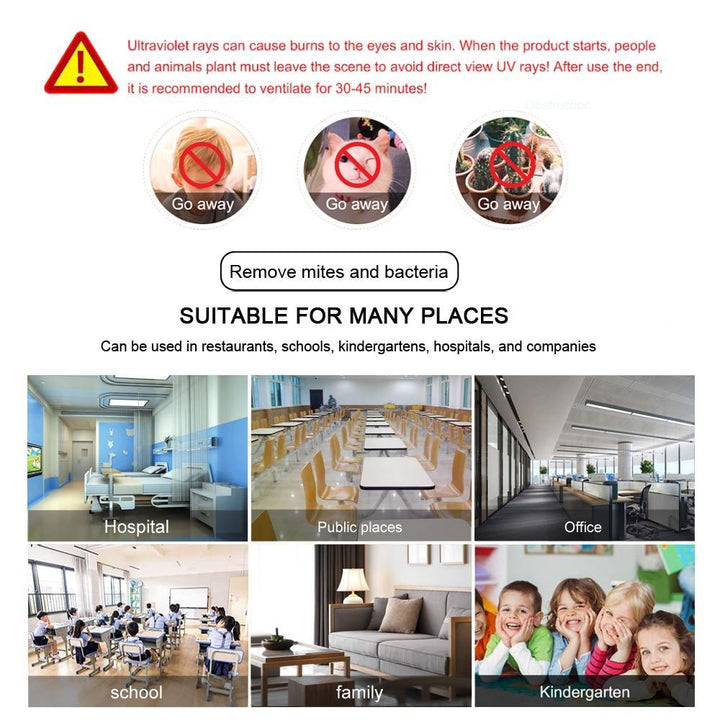 Lisslune | Germicidal UV Light - 8W Ultraviolet Germicidal Light