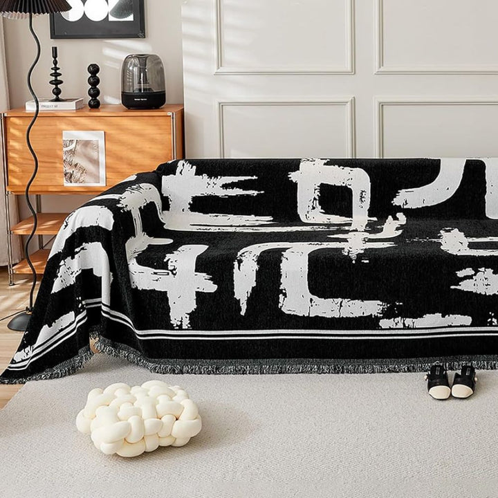 Lisslune | Brushstroke Art Sofa Cover