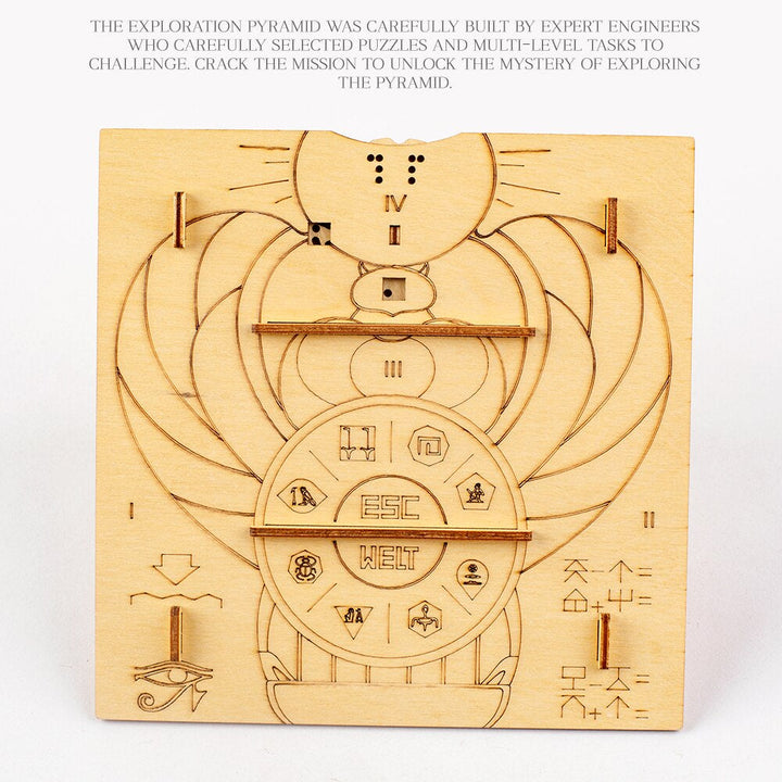 Lisslune | Wooden Assemble The Pyramid of Maya