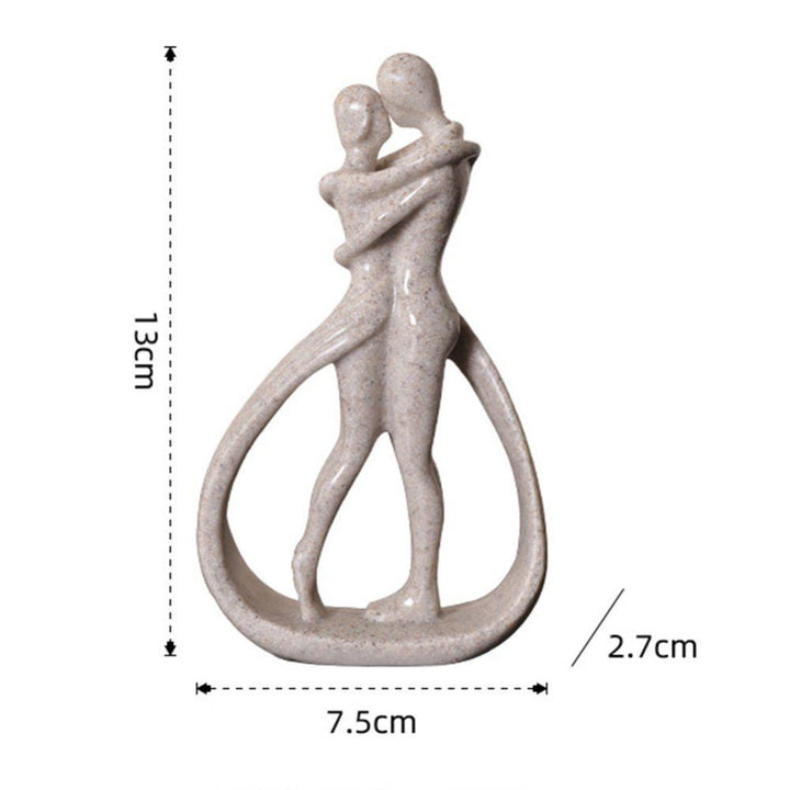 Lisslune | Embrace Resin Couple Sculpture