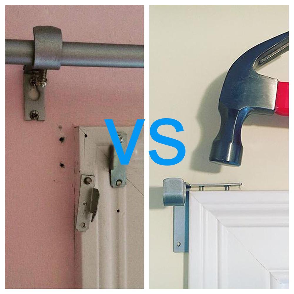 Lisslune | Universal Curtain Rod Brackets 2 Pieces