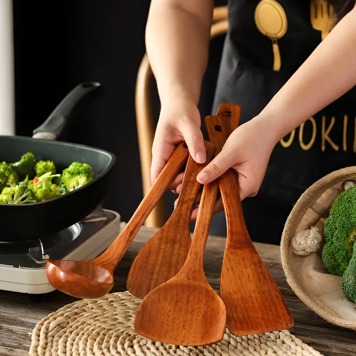 Lisslune | Wooden Kitchen Utensils