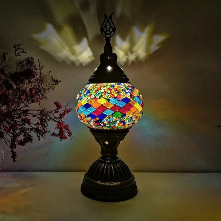 Lisslune | Mosaic Colorful Pattern Table Lamp