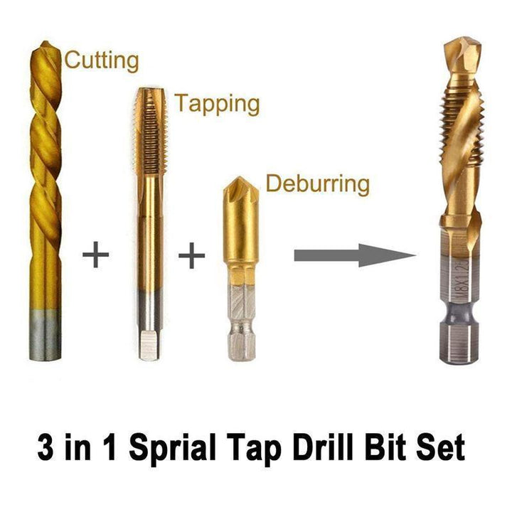 Lisslune | 6-piece metric tap set