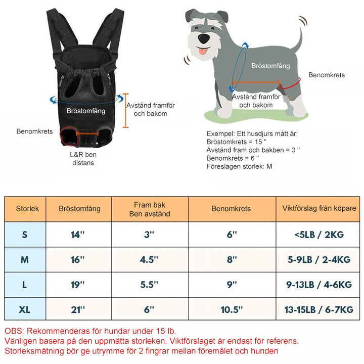 Lisslune | Pet Backpack Front