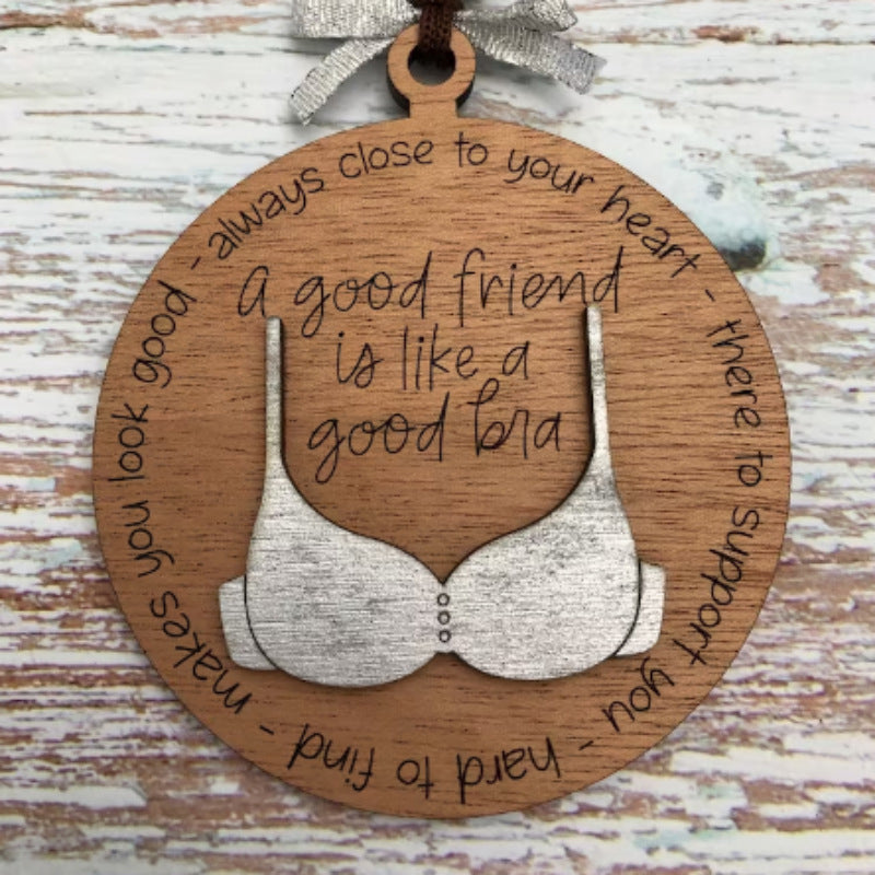 Lisslune | Funny Christmas Bra Ornament