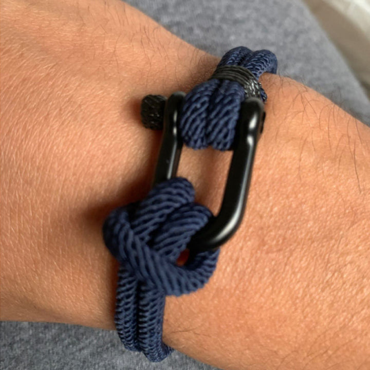 Lisslune | U-shaped buckle nylon braided bracelet