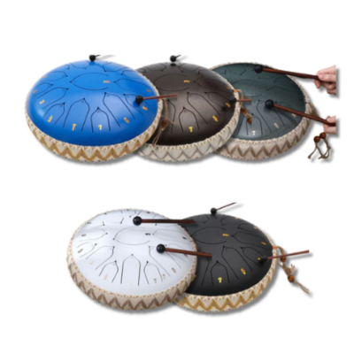Lisslune | EchoDrum – Steel Tongue Drum for Meditation, Yoga, and Relaxation