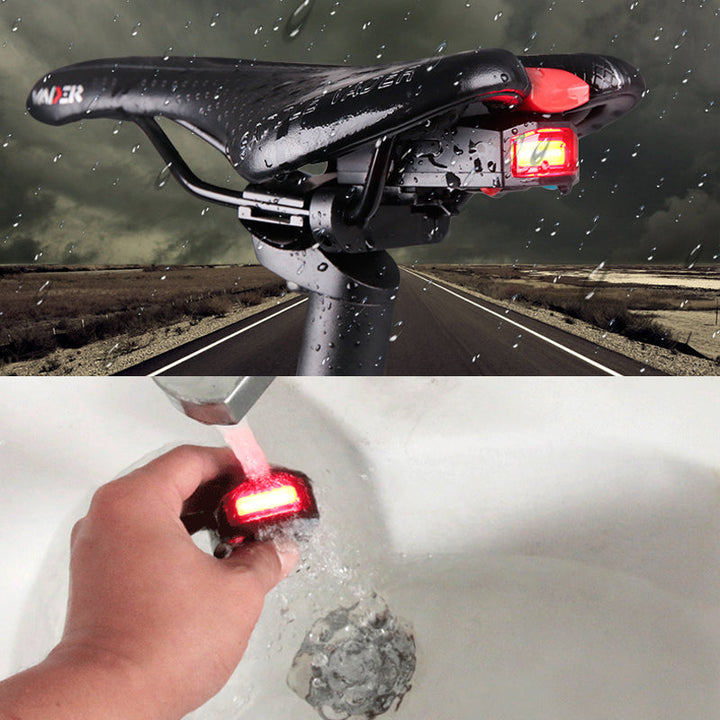 Lisslune | Bicycle Rear Light Remote Control Alarm Lock