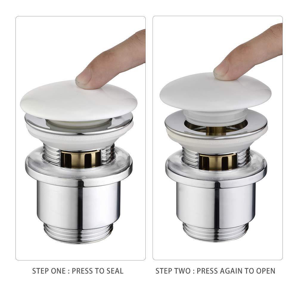 Lisslune | Bathroom Sink Drain Set Pop Up Drain Valve Sink Stopper