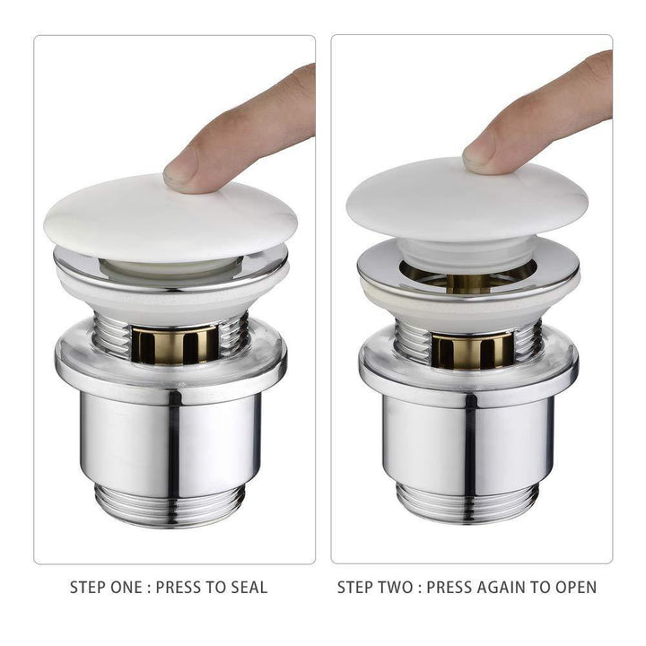 Lisslune | Bathroom Sink Drain Set Pop Up Drain Valve Sink Stopper