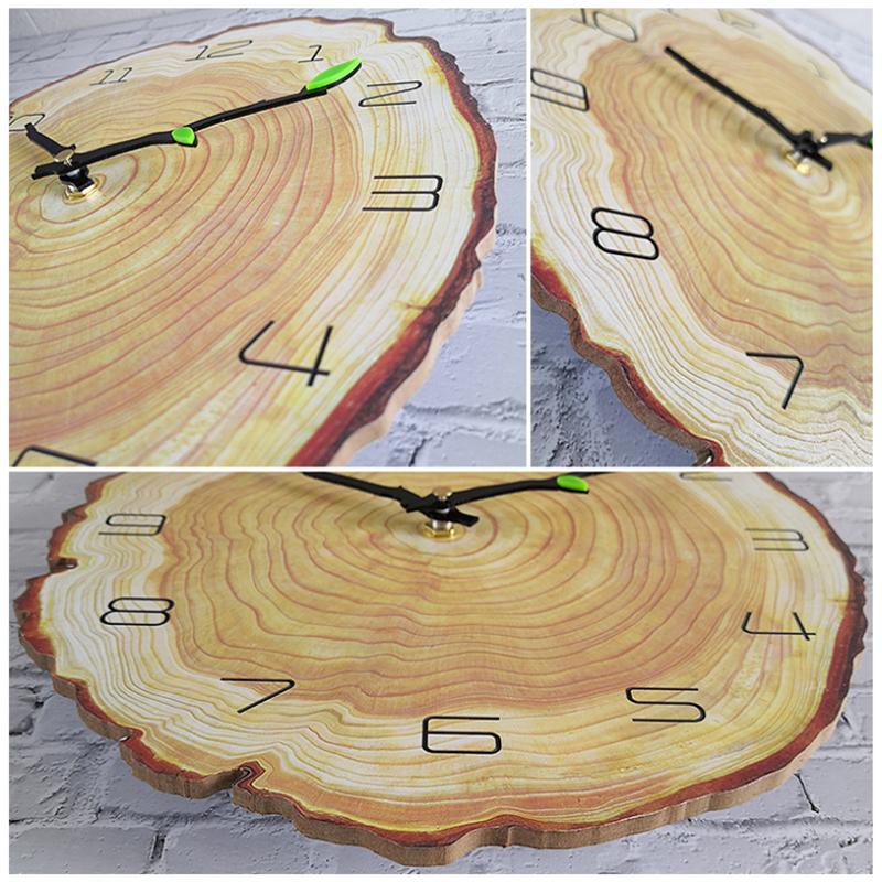 Lisslune | Wooden Annual Rings Wall Clock