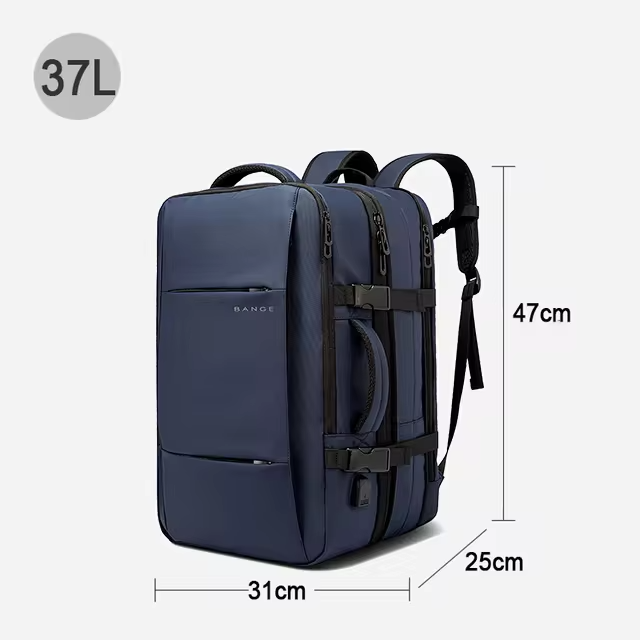 Lisslune | Waterproof Expandable Travel Backpack – Large Capacity & Anti-Theft Protection