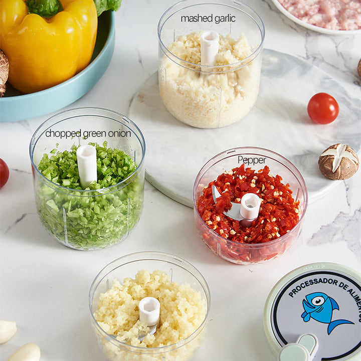Lisslune | Portable Manual Fast Garlic Vegetable Chopper