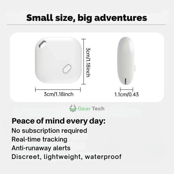 Lisslune | GPS Tracker for Cars | Real-Time Tracking, IP67 Waterproof & No Subscription Required for iOS Users