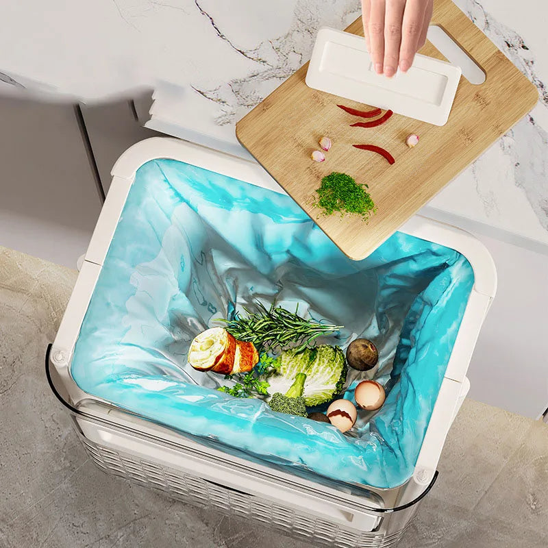 Lisslune | Space Saver Door Hanging Foldable Garbage Can