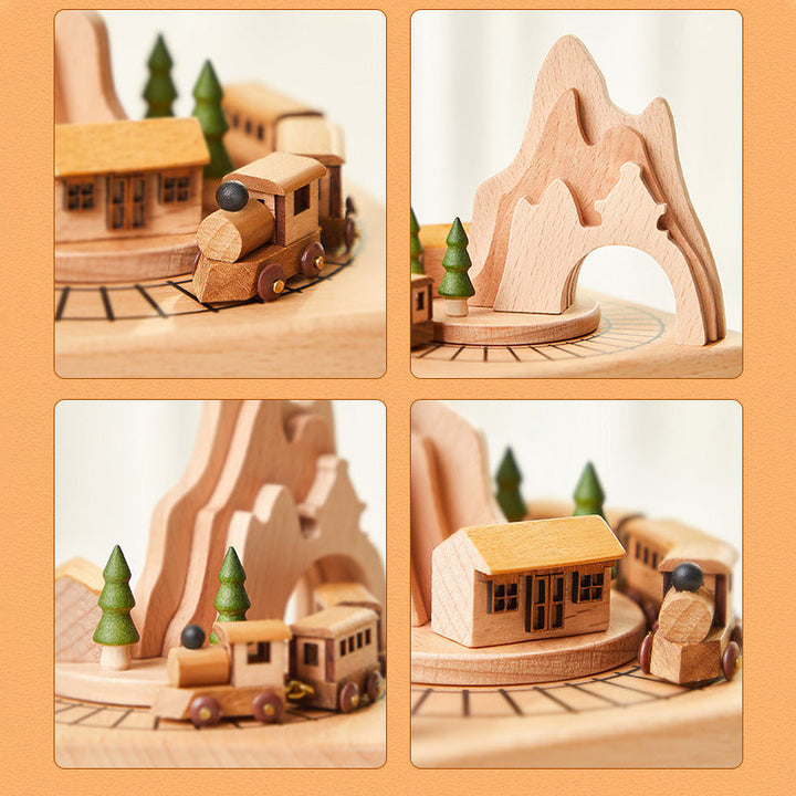 Lisslune | Christmas music box made of wood