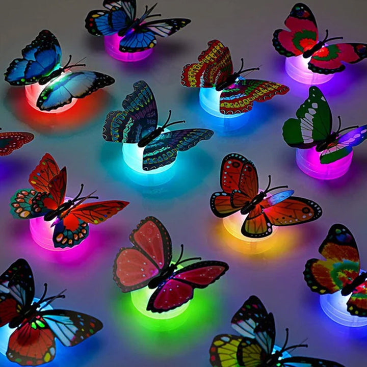 Lisslune | LumiWings - 3D colorful LED butterfly night lights
