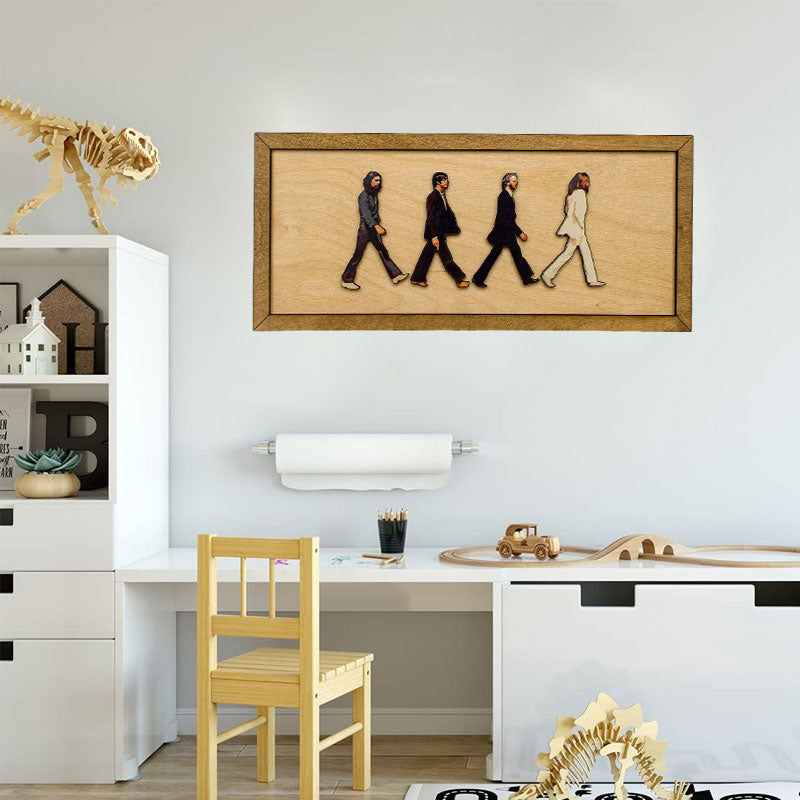 Lisslune | Framed Abbey Road Portrait of the Beatles