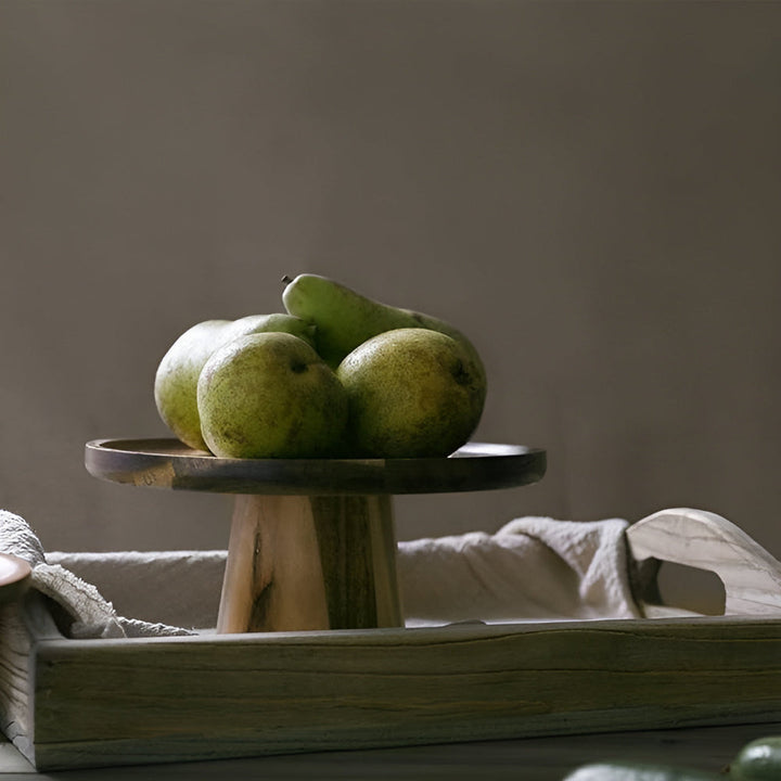Lisslune | High Stand Wooden Cake Plate