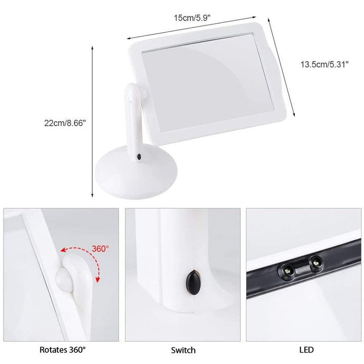 Lisslune | Hands-free desktop magnifier with LED