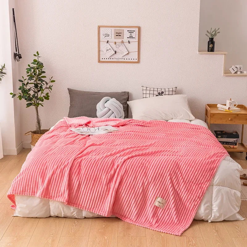 Lisslune | Thick Flannel Autumn Blanket - WarmHaven
